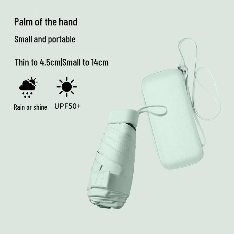 Shanzhongshan Compact Six-Fold Capsule Umbrella
Shanzhongshan Compact Six-Fold Capsule Umbrella