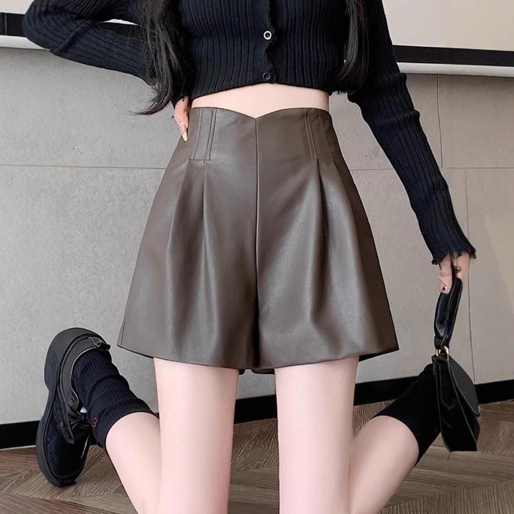 Women s PU Leather High Waist Wide Leg Boot Shorts - Petite, Thickened for Autumn/Winter 2024. Large
Women s PU Leather High Waist Wide Leg Boot Shorts - Petite, Thickened for Autumn/Winter 2024. Large