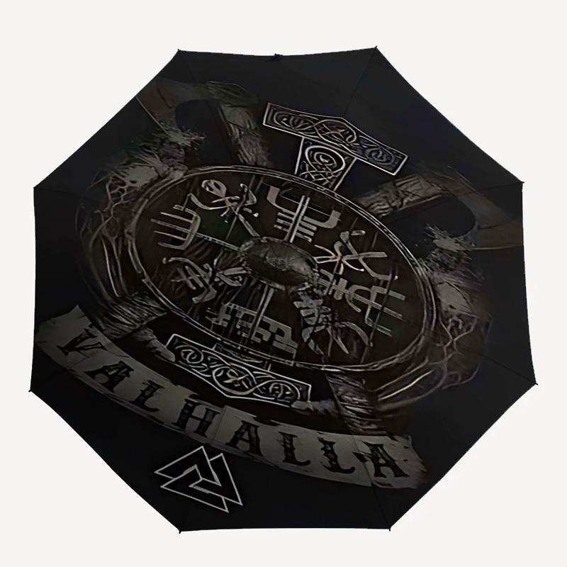 1pc Valknut ValhallaOpen/Close Umbrella-Windproof, Compact Travel Umbrella, Sturdy 8-Rib Shaft1193
1pc Valknut ValhallaOpen/Close Umbrella-Windproof, Compact Travel Umbrella, Sturdy 8-Rib Shaft1193
