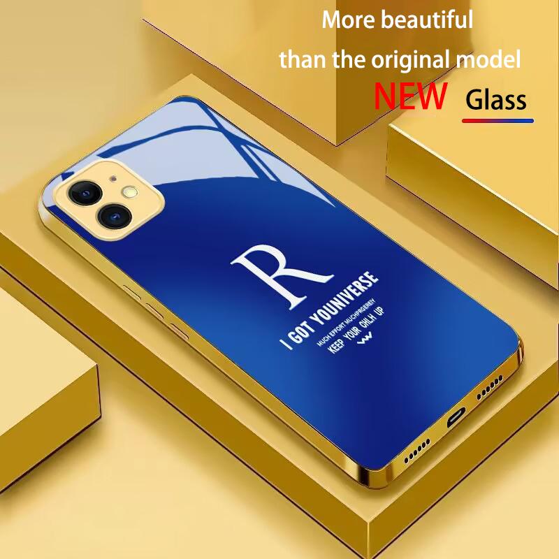 Electroplated glass phone case letter R design golden frame For iPhone 17 Air 16 Pro 15 Pro Max 14 Plus anti-drop protection For iPhone 14
Electroplated glass phone case letter R design golden frame For iPhone 17 Air 16 Pro 15 Pro Max 14 Plus anti-drop protection For iPhone 14