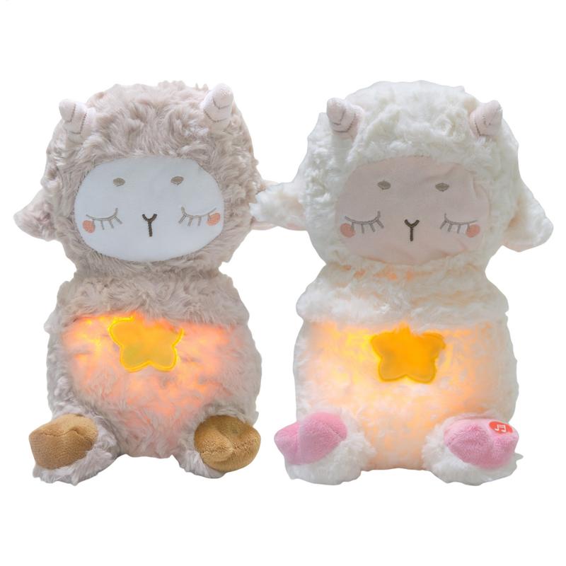 Breathing Sheep Plush Toy Soothing Doll Children Sleep Music Companion Appease Toys Multi-purpose Sleep Aid For Babies білий
Breathing Sheep Plush Toy Soothing Doll Children Sleep Music Companion Appease Toys Multi-purpose Sleep Aid For Babies білий