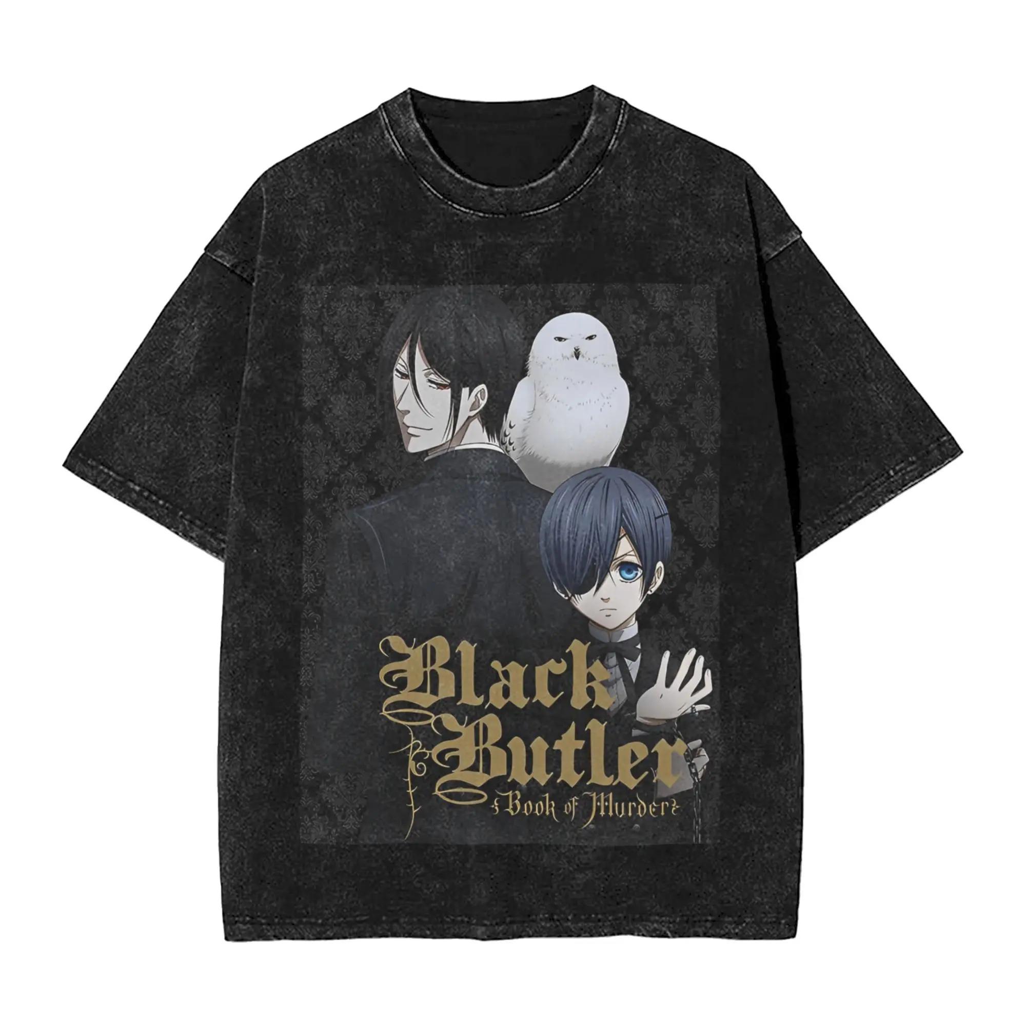 Black Butler Anime Pattern TShirt Unisex Summer Soft Cotton Short Sleeve Tee Vintage Washed Loose Comfortable TShirt 2XL
Black Butler Anime Pattern TShirt Unisex Summer Soft Cotton Short Sleeve Tee Vintage Washed Loose Comfortable TShirt 2XL