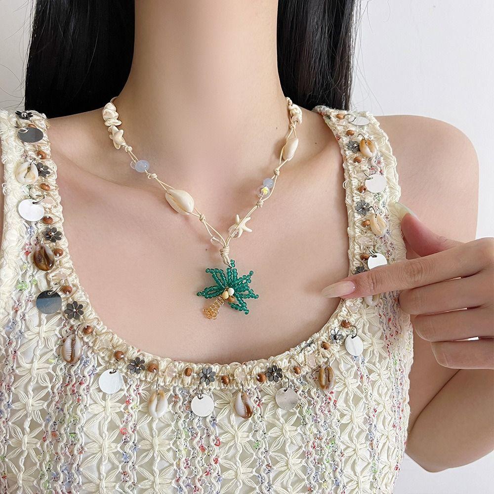Jewelry Bohemia Beads Necklace Colorful Seaside Vacation Choker Shell Beads Necklace Party Style3
Jewelry Bohemia Beads Necklace Colorful Seaside Vacation Choker Shell Beads Necklace Party Style3