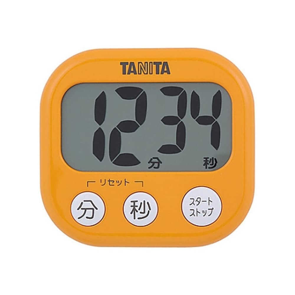Tanita Kitchen Study Learning Timer Large Screen Loud Volume 100 Minutes Magnetic Stand Included Orange Big Visible Timer TD-384 OR
Tanita Kitchen Study Learning Timer Large Screen Loud Volume 100 Minutes Magnetic Stand Included Orange Big Visible Timer TD-384 OR