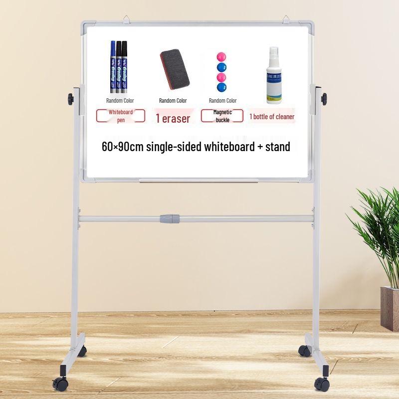 60x90cm Single-sided Mobile Whiteboard with Stand & Accessories
60x90cm Single-sided Mobile Whiteboard with Stand & Accessories