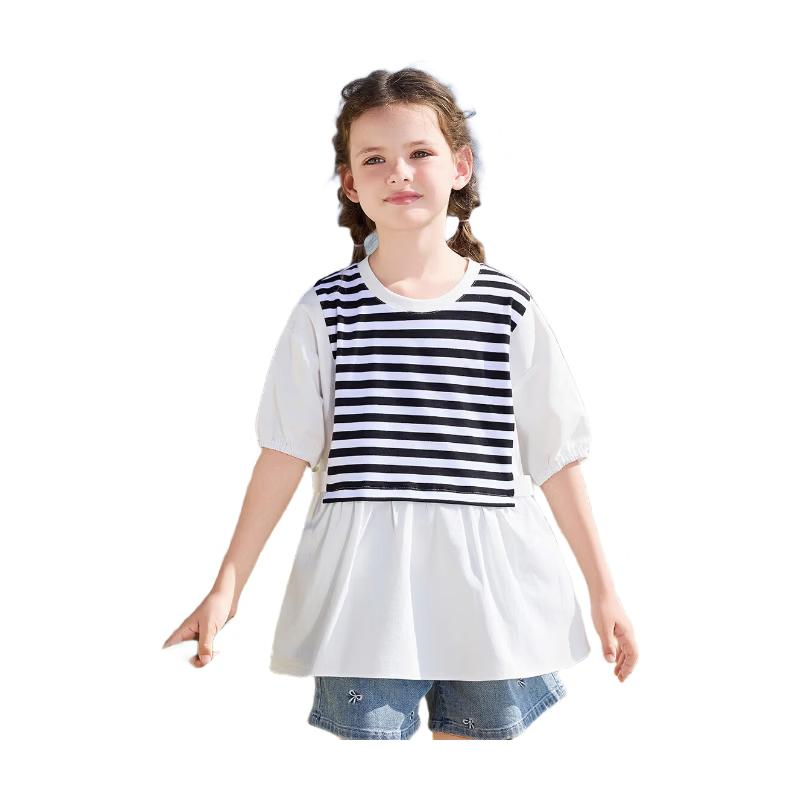 ASK JUNIOR Girls Striped Short-Sleeve Cotton Shirt 140
ASK JUNIOR Girls Striped Short-Sleeve Cotton Shirt 140