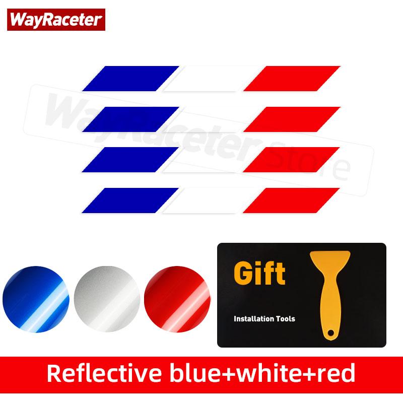 Reflective French Flag Vinyl Rearview Mirror Pillar Body Dashboard Sticker For Peugeot 3008 5008 2008 106 107 108 206 208 RCZ 1 Set синій
Reflective French Flag Vinyl Rearview Mirror Pillar Body Dashboard Sticker For Peugeot 3008 5008 2008 106 107 108 206 208 RCZ 1 Set синій