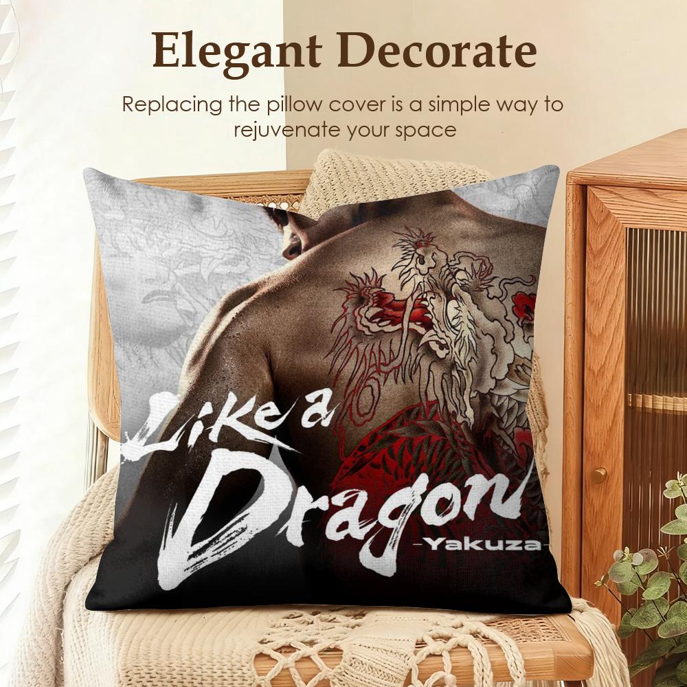Yakuza LLike a Dragon Cushion Cover Natural Linen Organic Fabric DoubleSided Printing Sofa Home Decor Gift Pillow Case 30x30cm
Yakuza LLike a Dragon Cushion Cover Natural Linen Organic Fabric DoubleSided Printing Sofa Home Decor Gift Pillow Case 30x30cm