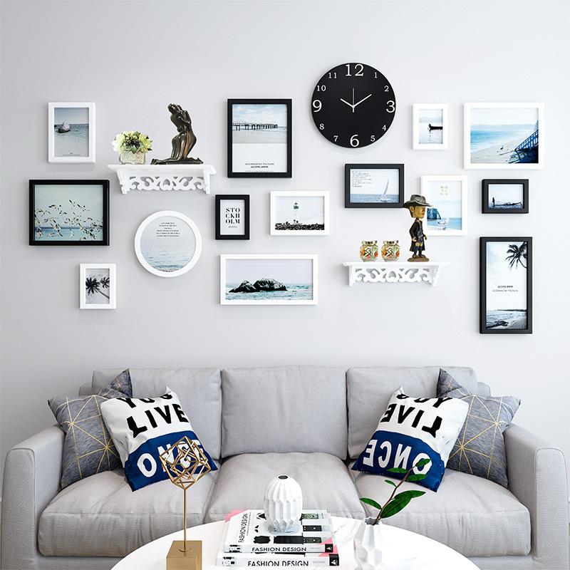Modern Photo Wall Decoration Living Room Creative Combination of No Punching Restaurant Home Photo Frame Hanging on The Wall
Modern Photo Wall Decoration Living Room Creative Combination of No Punching Restaurant Home Photo Frame Hanging on The Wall