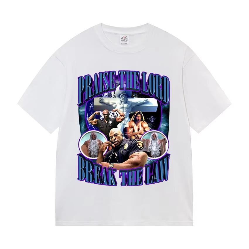 Praise The Lord Break The Law Ronnie Coleman Pump Cover Gym Funny Meme T Shirts Men s Retro Fashion Cotton Short Sleeve T-shirt 5XL різнокольоровий
Praise The Lord Break The Law Ronnie Coleman Pump Cover Gym Funny Meme T Shirts Men s Retro Fashion Cotton Short Sleeve T-shirt 5XL різнокольоровий