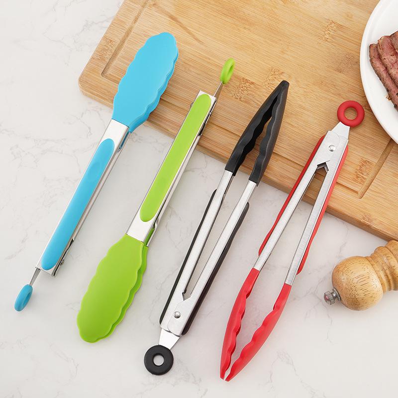 Silicone Food Clip Home Kitchen Stainless Steel Heat-resistant Clip BBQ Barbecue Clips Steak Fried Fish Bread and Barbecue Clips чорний
Silicone Food Clip Home Kitchen Stainless Steel Heat-resistant Clip BBQ Barbecue Clips Steak Fried Fish Bread and Barbecue Clips чорний