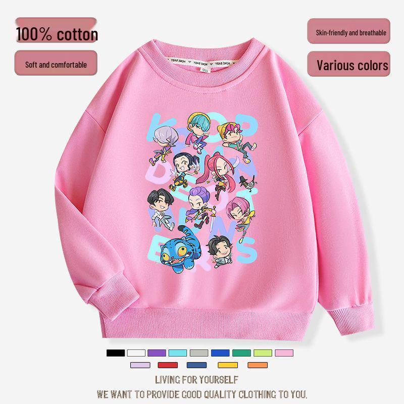 Kpop Monster Hunter Witch Girl Round Neck Hoodie - Stylish Loose-Fit Children s Top for Spring/Autumn (Sizes Medium/Large, Girls Clothing, Age 6) 120 (Height 110-120cm)
Kpop Monster Hunter Witch Girl Round Neck Hoodie - Stylish Loose-Fit Children s Top for Spring/Autumn (Sizes Medium/Large, Girls Clothing, Age 6) 120 (Height 110-120cm)