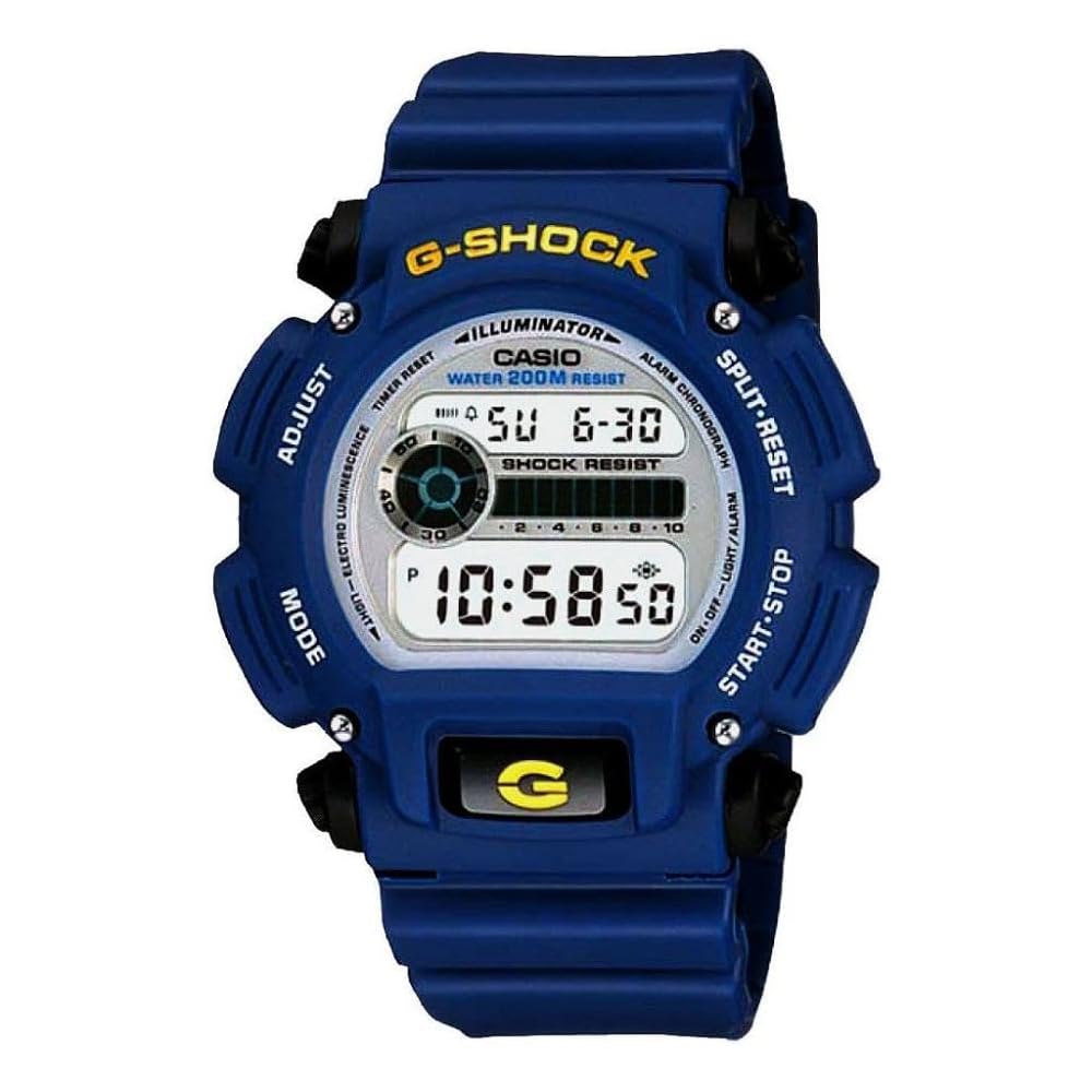 Casio G-Shock DW-9052-2 Men s Watch Blue Resin Strap Water Resistant Digital Timepiece
Casio G-Shock DW-9052-2 Men s Watch Blue Resin Strap Water Resistant Digital Timepiece