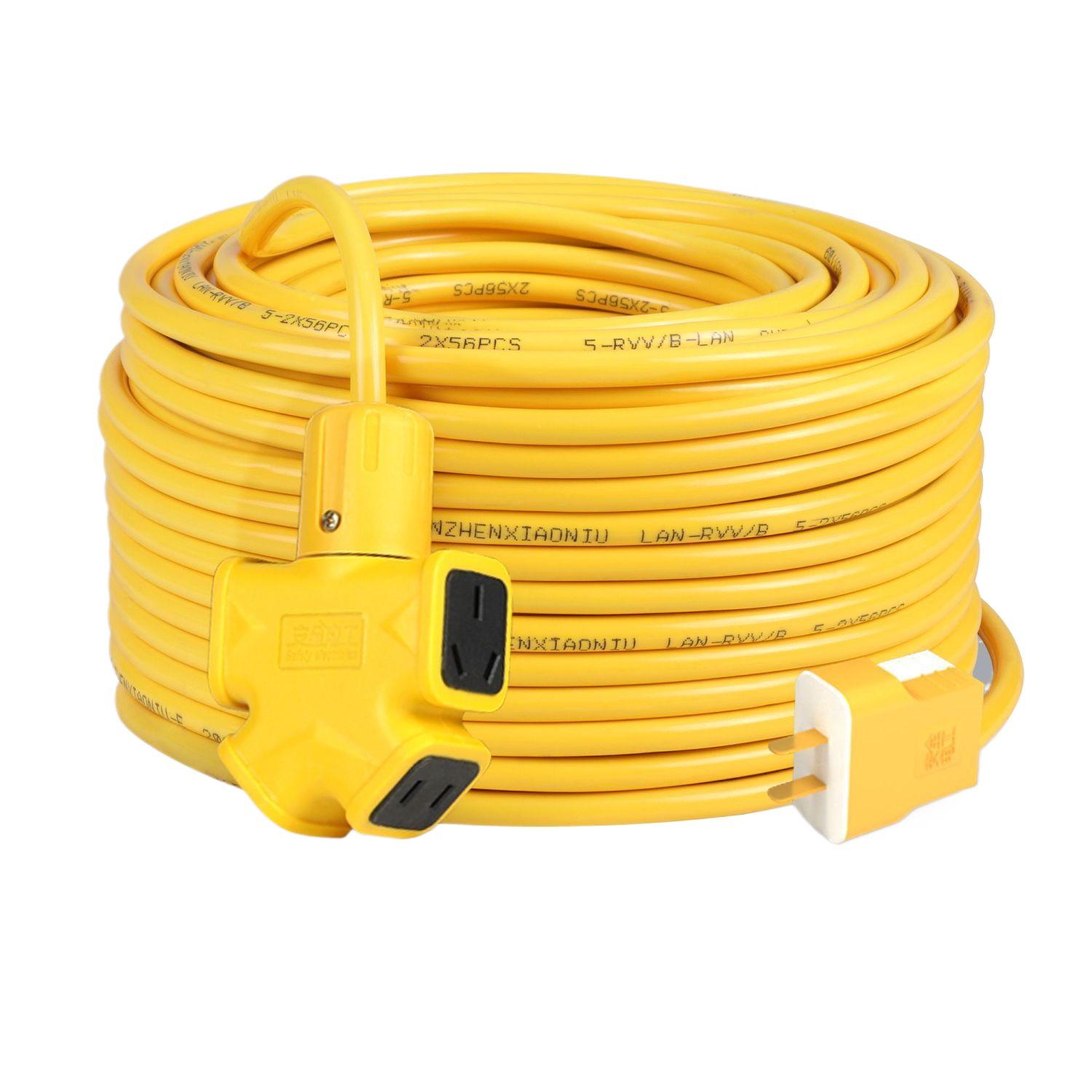 Reinforced Waterproof Outdoor 2-Core Cowhide Power Cord with Plug, 2.5 sq mm. 2-core 1.5 sq mm 1000W with Plug - 5m
Reinforced Waterproof Outdoor 2-Core Cowhide Power Cord with Plug, 2.5 sq mm. 2-core 1.5 sq mm 1000W with Plug - 5m