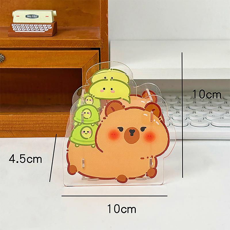 Cute Cartoon Acrylic Capybara Pen Holder Multifunctional Desktop Large Capacity Pencil Case Student Stationery Storage Box
Cute Cartoon Acrylic Capybara Pen Holder Multifunctional Desktop Large Capacity Pencil Case Student Stationery Storage Box