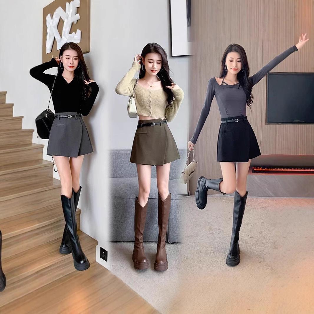 Women s Spring/Summer 2025 Design: Loose Wide-Leg A-Line Midi Culottes with Irregular Slimming Short Skirt Feature. XL (60-65 kg)
Women s Spring/Summer 2025 Design: Loose Wide-Leg A-Line Midi Culottes with Irregular Slimming Short Skirt Feature. XL (60-65 kg)