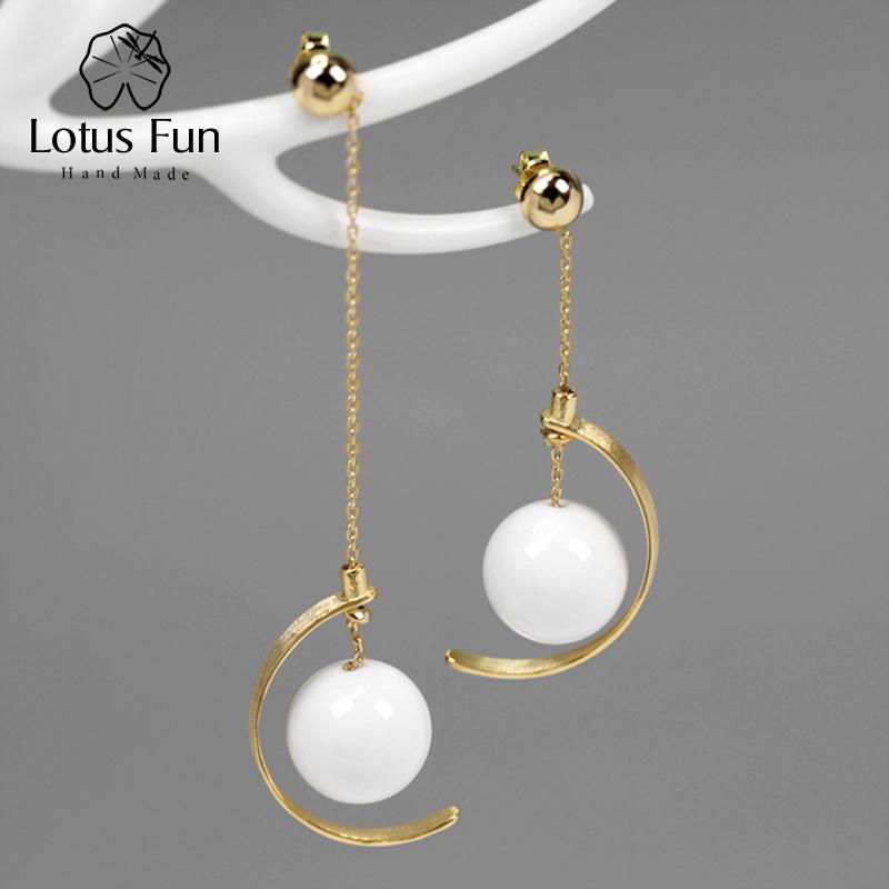 Lotus Fun, изящные ювелирные изделия ручной работы, модные элементы, асимметричный дизайн, висячие серьги для женщин
Lotus Fun, изящные ювелирные изделия ручной работы, модные элементы, асимметричный дизайн, висячие серьги для женщин