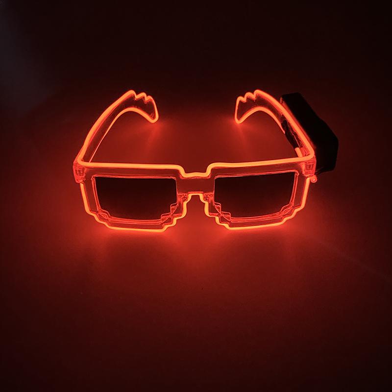 New Design Cool Glowing Mosaic EL Glasses Highly Eye-catching Wireless Eyewear NightClub Props Light up Accessories Neon party
New Design Cool Glowing Mosaic EL Glasses Highly Eye-catching Wireless Eyewear NightClub Props Light up Accessories Neon party