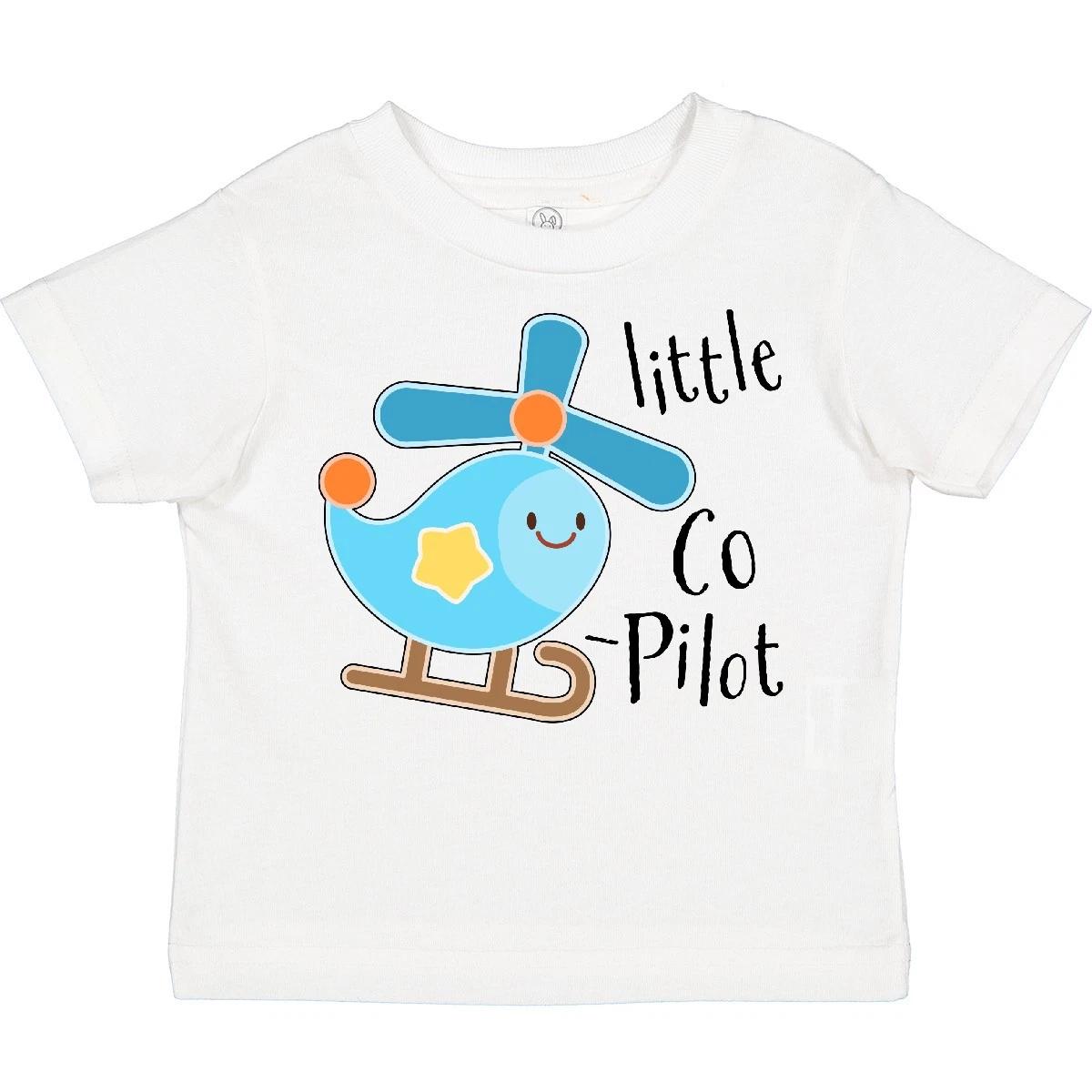 Inktastic Little Co-Pilot- Cute Helicopter Toddler kids boys T-Shirt Boy Pilot Future Boys 130
Inktastic Little Co-Pilot- Cute Helicopter Toddler kids boys T-Shirt Boy Pilot Future Boys 130