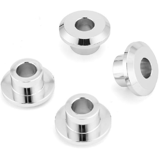 Wsays CNC Handlebar Riser Bushings Solid Billet Aluminum Compatible with Harley Touring Street Electra Road Glide Road King 1983-2024 Fit Softail Chrome
Wsays CNC Handlebar Riser Bushings Solid Billet Aluminum Compatible with Harley Touring Street Electra Road Glide Road King 1983-2024 Fit Softail Chrome