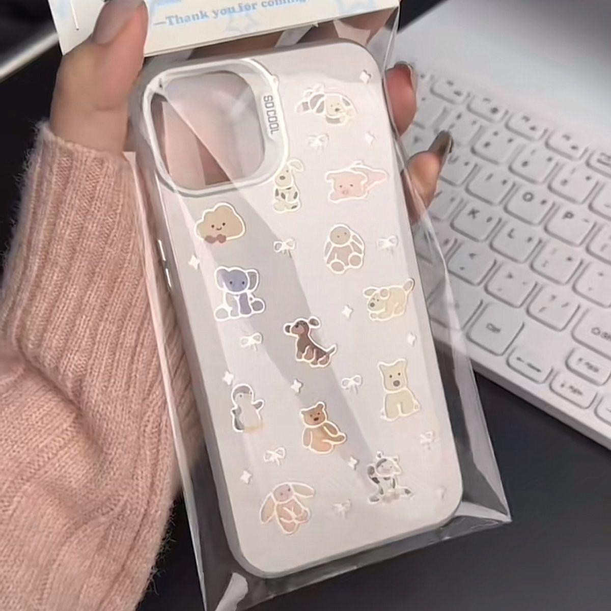 Cute Full-Screen Animal iPhone Case: Fits 11/12/13/14Pro/15/15ProMax, Anti-Fall, Trendy, XS iPhone 12 Pro
Cute Full-Screen Animal iPhone Case: Fits 11/12/13/14Pro/15/15ProMax, Anti-Fall, Trendy, XS iPhone 12 Pro