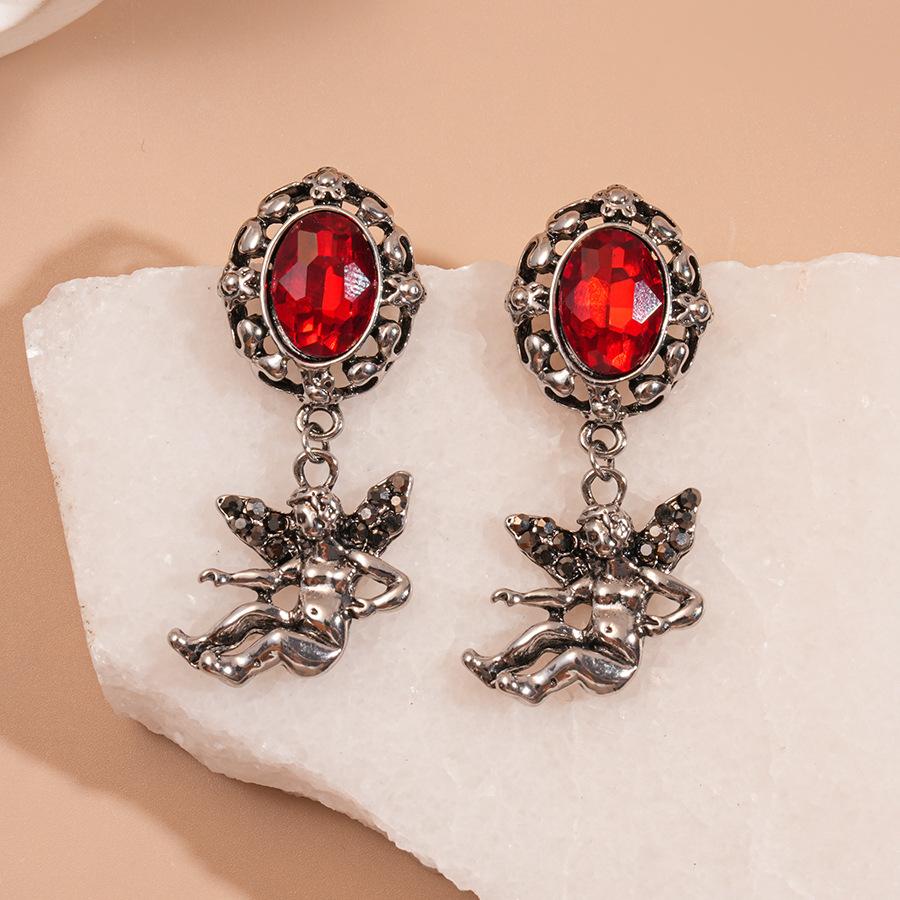 DIGADAGU Metal Rhinestone Angel Child Dangle Earrings New Women s Statement Vintage Earrings Party Zircon Accessories
DIGADAGU Metal Rhinestone Angel Child Dangle Earrings New Women s Statement Vintage Earrings Party Zircon Accessories