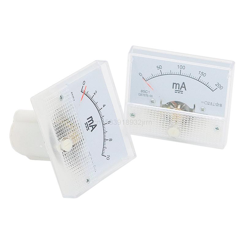 1Pcs 85C1 Milliammeter DC Analog Current Meter Panel Mechanical Pointer Type 1/5/10/20/30/50/100/200/300/500mA 500mA
1Pcs 85C1 Milliammeter DC Analog Current Meter Panel Mechanical Pointer Type 1/5/10/20/30/50/100/200/300/500mA 500mA