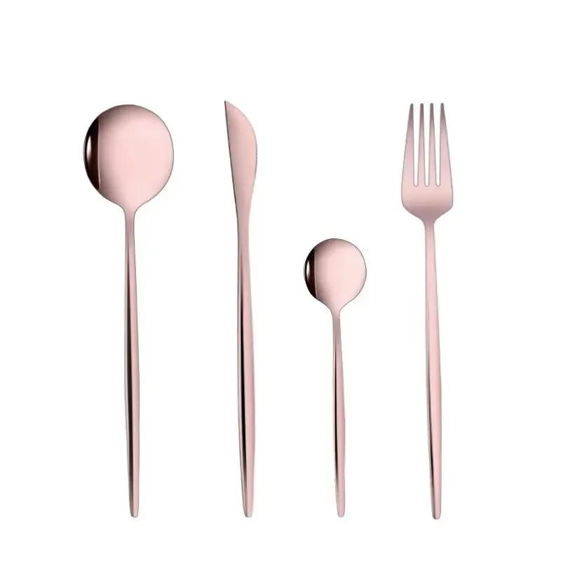 4Pcs Cutlery Set Stainless Steel Knife Fork Spoon Tableware Flatware Set Cut Steak Salad with Fork Kitchen Dinnerware
4Pcs Cutlery Set Stainless Steel Knife Fork Spoon Tableware Flatware Set Cut Steak Salad with Fork Kitchen Dinnerware