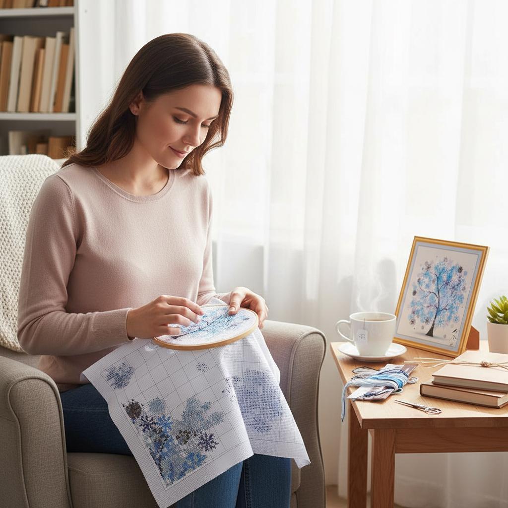 Four Seasons Money Tree Cross Stitch Four Panel Art Spring Summer Autumn Winter Printed Decorative Painting 45 TIMES 45CM
Four Seasons Money Tree Cross Stitch Four Panel Art Spring Summer Autumn Winter Printed Decorative Painting 45 TIMES 45CM