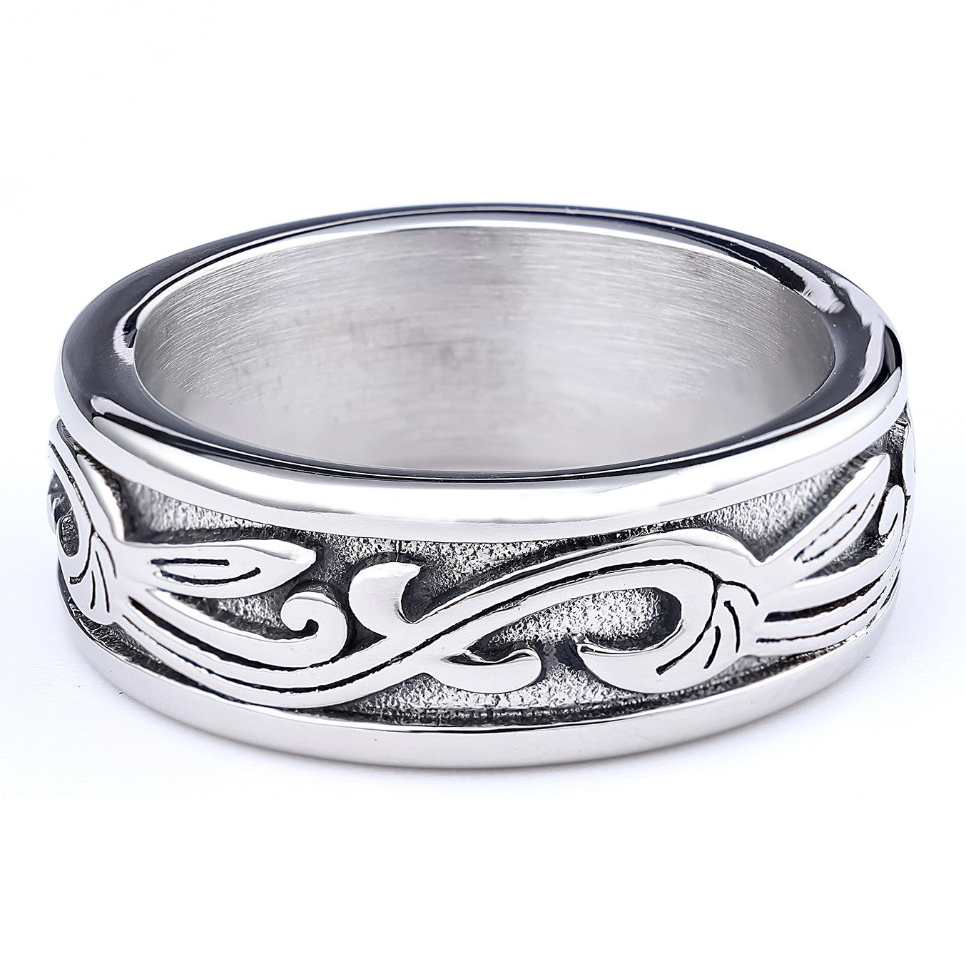 Stainless Steel Woven Vine Pattern Ring Unisex Minimalist Band Durable Comfort Fit Jewelry no. 8
Stainless Steel Woven Vine Pattern Ring Unisex Minimalist Band Durable Comfort Fit Jewelry no. 8