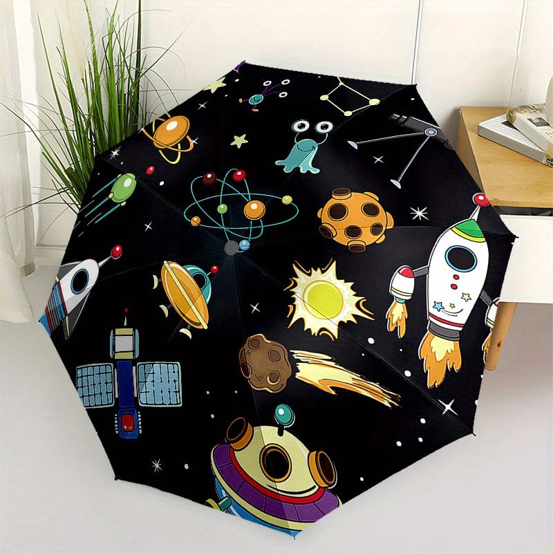 Space Exploration, Cosmic Adventure themed, Eight ribbed, Self folding umbrella Is Suitable for Everyday Outdoor Use and Is An Ideal Gift fo
Space Exploration, Cosmic Adventure themed, Eight ribbed, Self folding umbrella Is Suitable for Everyday Outdoor Use and Is An Ideal Gift fo
