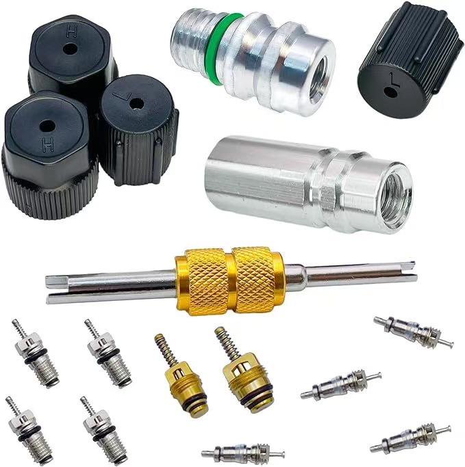 R134A/R22/R32/R410A Набор гаечных ключей и колпачков для клапанов кондиционера для автомобиля и дома. Double-Headed Wrench with Protective Cap
R134A/R22/R32/R410A Набор гаечных ключей и колпачков для клапанов кондиционера для автомобиля и дома. Double-Headed Wrench with Protective Cap