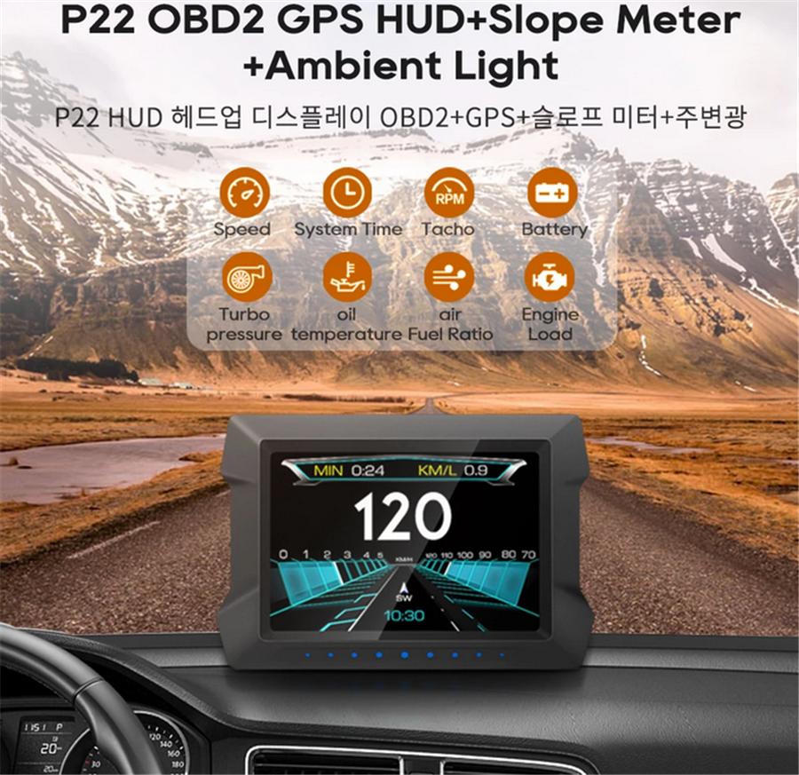 Dual System Auto Hud Up Display Car Projector Alarm OBD2 GPS Slope Tilt Meter Speedometer Windshield Electronic Accessories
Dual System Auto Hud Up Display Car Projector Alarm OBD2 GPS Slope Tilt Meter Speedometer Windshield Electronic Accessories