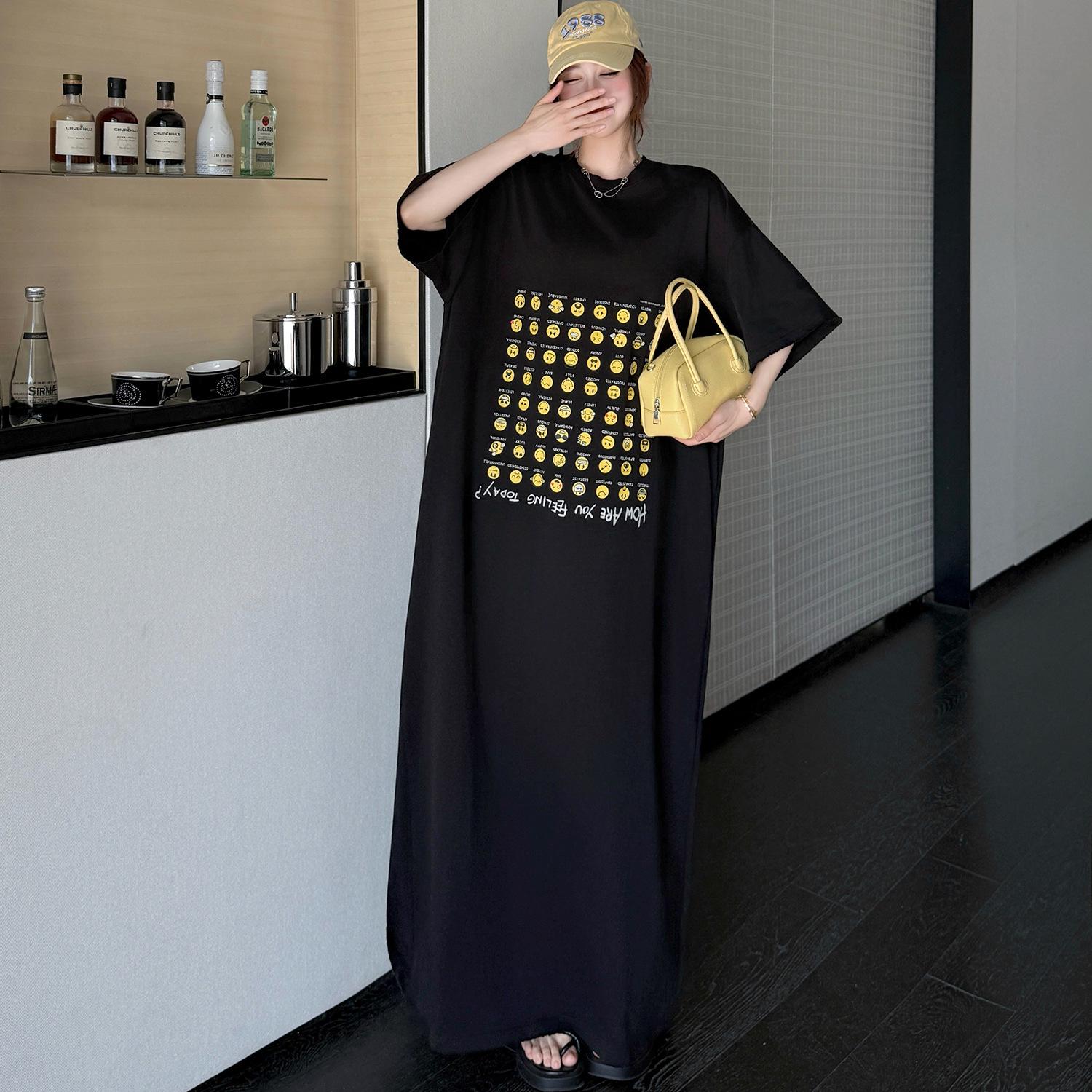 Summer 2026 Casual Loose Round Neck T-Shirt Dress for Women 2XL чёрный
Summer 2026 Casual Loose Round Neck T-Shirt Dress for Women 2XL чёрный