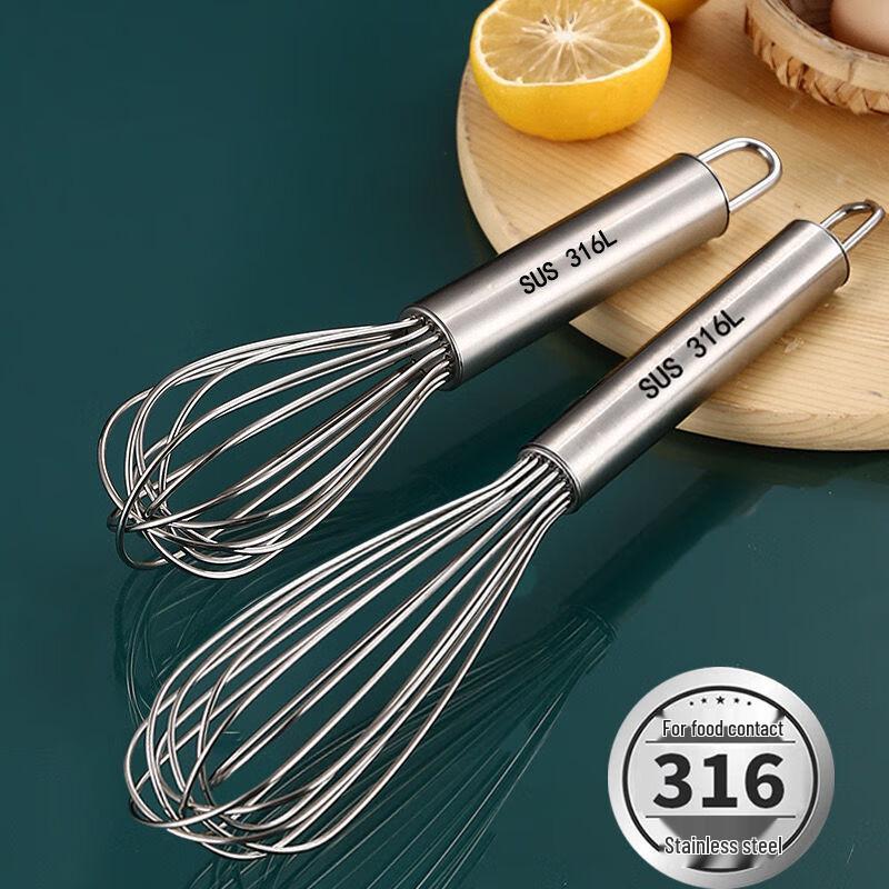 316 Stainless Steel Manual Egg Whisk Set
316 Stainless Steel Manual Egg Whisk Set