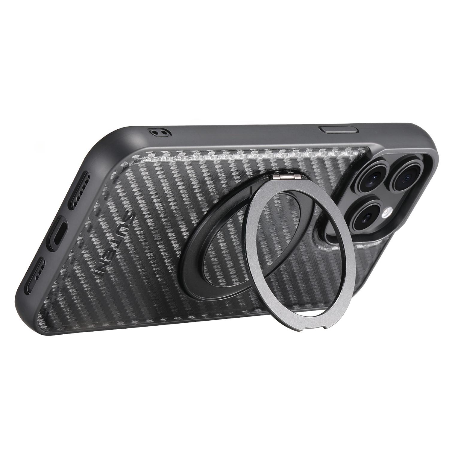 SUTENI G3 For iPhone 15 Pro Magnetic Case 360 Degree Rotating Kickstand Carbon Fiber Texture PU Phone Back Cover A
SUTENI G3 For iPhone 15 Pro Magnetic Case 360 Degree Rotating Kickstand Carbon Fiber Texture PU Phone Back Cover A
