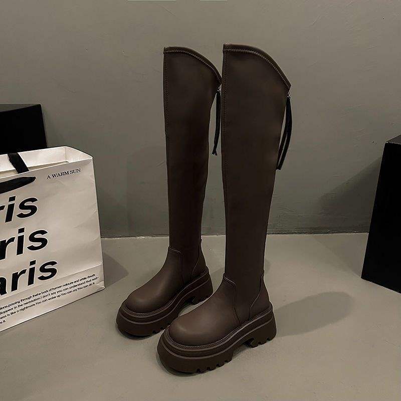 SIELVYINE velvet over-knee boots women s 2025 winter new long boots slim tall thick-soled over-knee slim boots 40 темно-коричневого кольору
SIELVYINE velvet over-knee boots women s 2025 winter new long boots slim tall thick-soled over-knee slim boots 40 темно-коричневого кольору