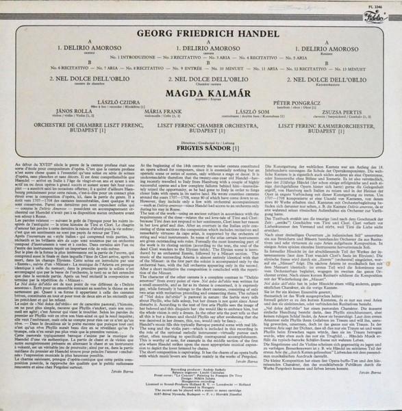 LP Record GEORG FRIEDRICH HNDEL MAGDA KALM Two Cantatas FL3346 Fidelio Netherland Classical Used
LP Record GEORG FRIEDRICH HNDEL MAGDA KALM Two Cantatas FL3346 Fidelio Netherland Classical Used