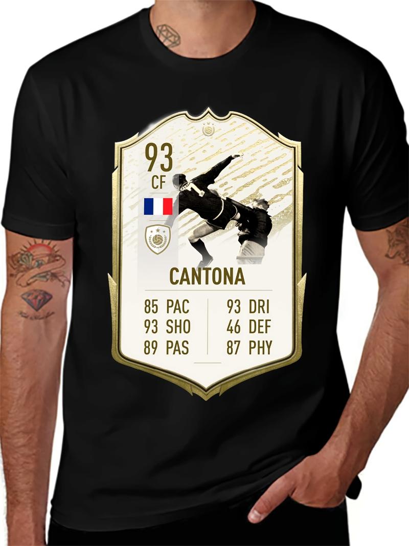 Eric Cantona Memorial Tshirt Iconic 678932 Jersey Number and Cantona Kick Ball Logo Printed Mens and Womens Short Sleeves 4XL
Eric Cantona Memorial Tshirt Iconic 678932 Jersey Number and Cantona Kick Ball Logo Printed Mens and Womens Short Sleeves 4XL