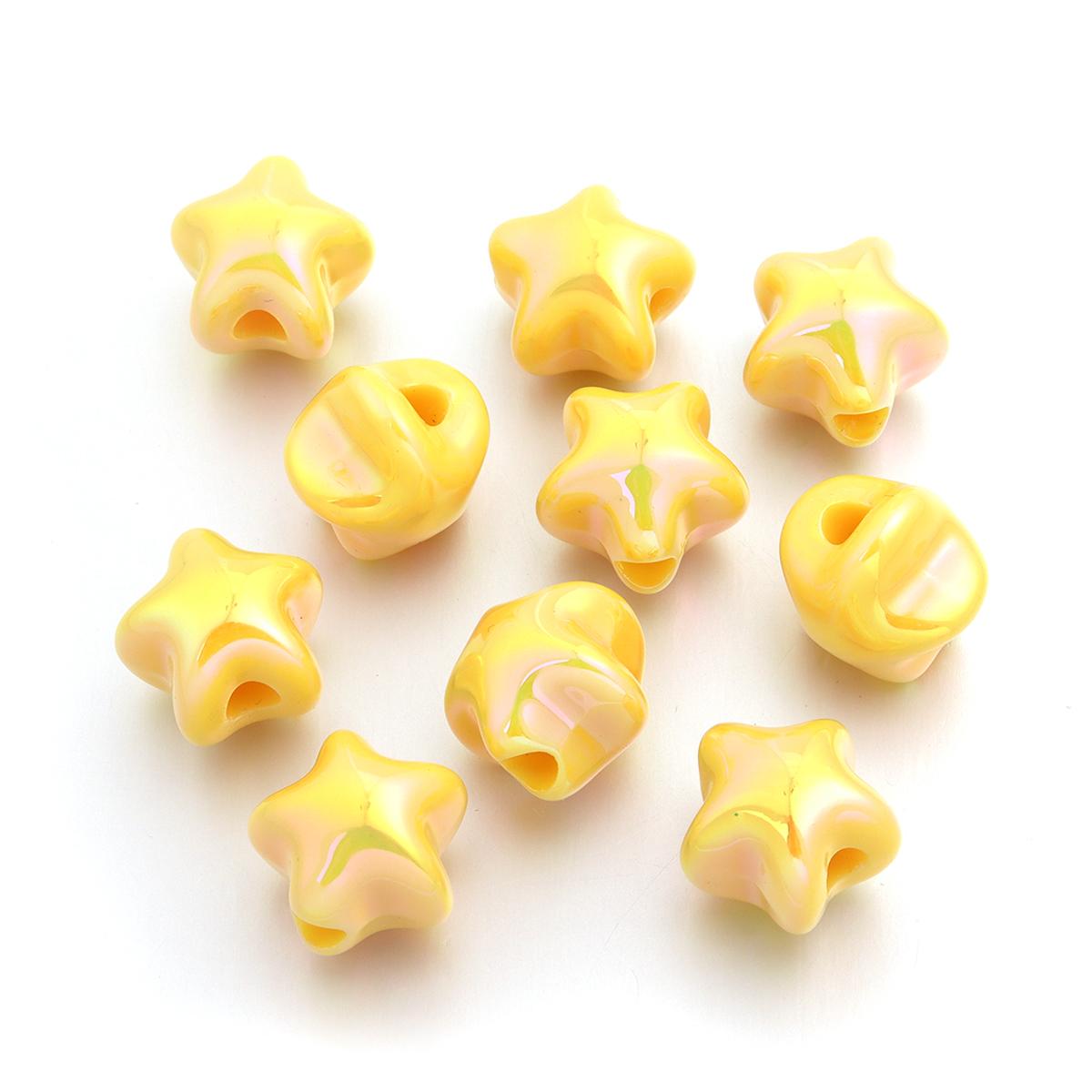 10pcs/lot Plated Color Acrylic Star Beads Loose Spacer Pentagram Beads For DIY Charms Bracelet Phone Chains Jewelry Accessories жовтий
10pcs/lot Plated Color Acrylic Star Beads Loose Spacer Pentagram Beads For DIY Charms Bracelet Phone Chains Jewelry Accessories жовтий