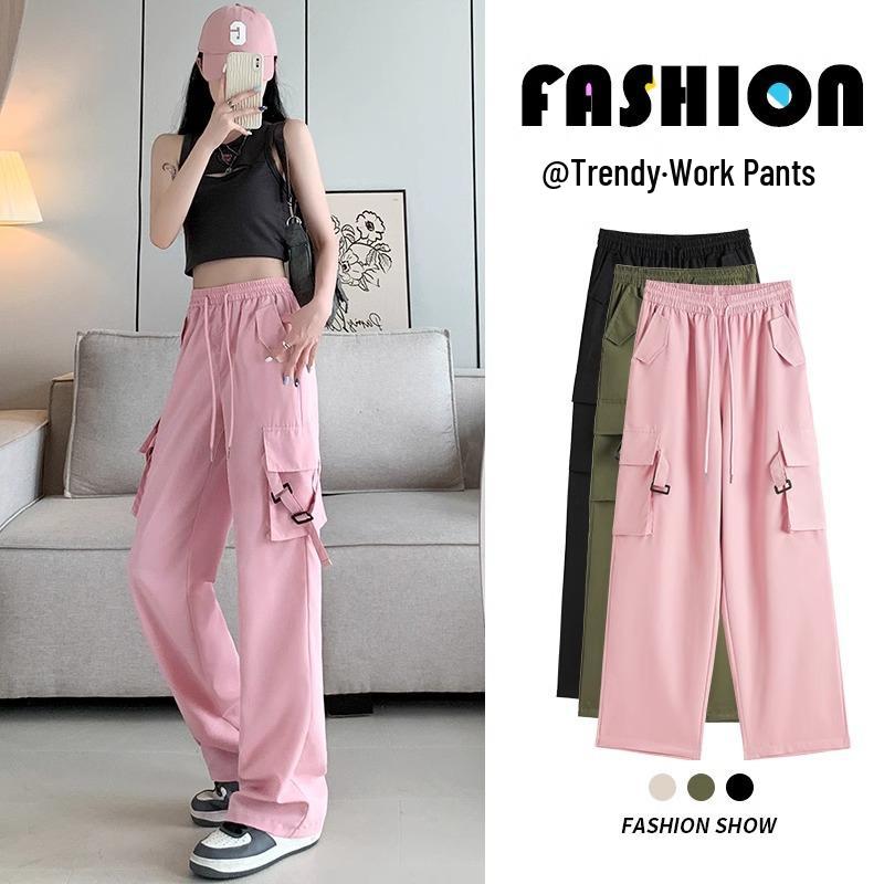 Women s Summer Retro High-Waist Cargo Pants: Slimming, Loose, European-American Style with Drawstring 4XL
Women s Summer Retro High-Waist Cargo Pants: Slimming, Loose, European-American Style with Drawstring 4XL