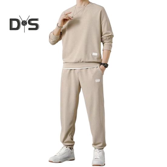 2 шт./комплект поддельный спортивный костюм из двух частей круглый вырез с длинным рукавом пуловер топы с эластичной резинкой на талии длинные брюки комплект повседневной одежды XL абрикосовый
2 шт./комплект поддельный спортивный костюм из двух частей круглый вырез с длинным рукавом пуловер топы с эластичной резинкой на талии длинные брюки комплект повседневной одежды XL абрикосовый