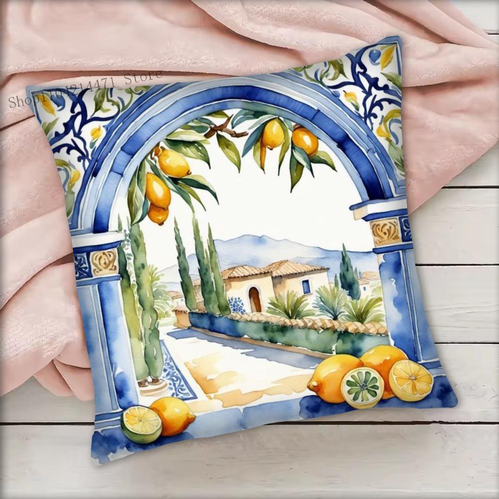 1pc Sicilian Tiles,mediterranean,mosaic,lemons Pillow Case Square Sofa Leisure Comfort Cushion Car Living Room Home Decoration 16x16Inch
1pc Sicilian Tiles,mediterranean,mosaic,lemons Pillow Case Square Sofa Leisure Comfort Cushion Car Living Room Home Decoration 16x16Inch