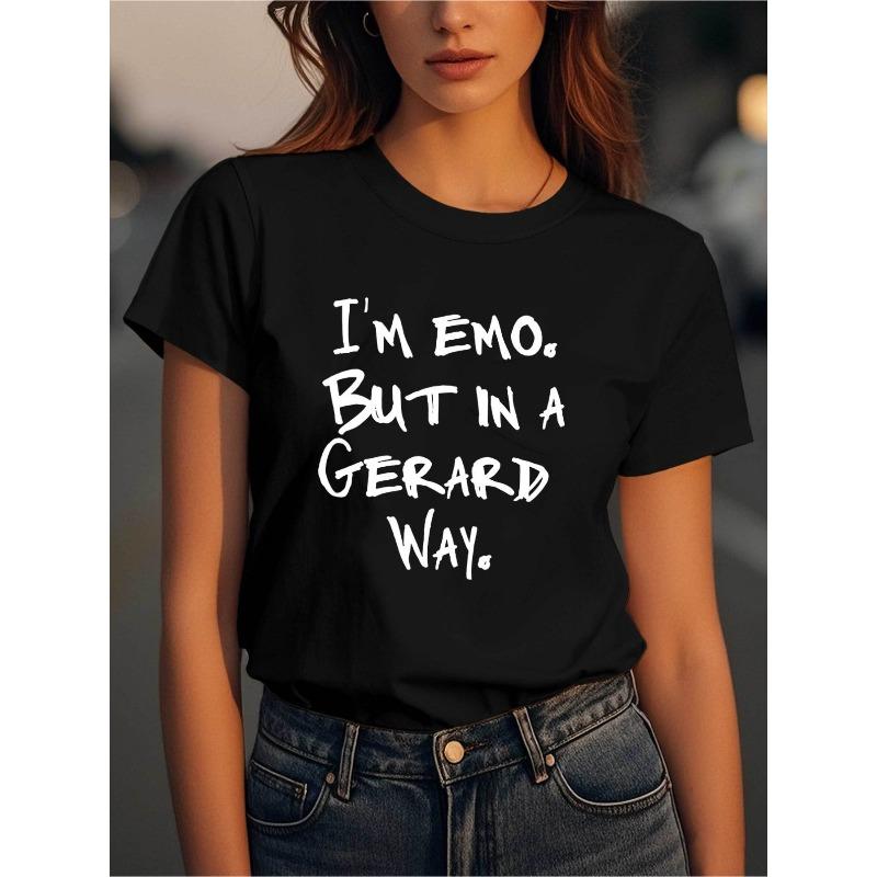 Plus Size, Plus Size - Plus Size - Plus Size - Wo Plus Size I m EMO, But in a Gerard Way Graphic Tee - Casual Crew Neck S чёрный
Plus Size, Plus Size - Plus Size - Plus Size - Wo Plus Size I m EMO, But in a Gerard Way Graphic Tee - Casual Crew Neck S чёрный