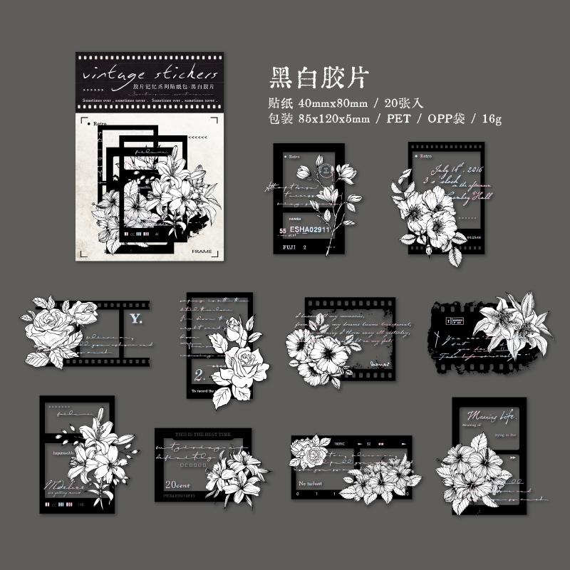 JIAMEI 30pcs/pack Transparent PET Flower Stickers Retro Film DIY Scrapbooking Decor Junk Journal Supplies Sticker Stationery
JIAMEI 30pcs/pack Transparent PET Flower Stickers Retro Film DIY Scrapbooking Decor Junk Journal Supplies Sticker Stationery