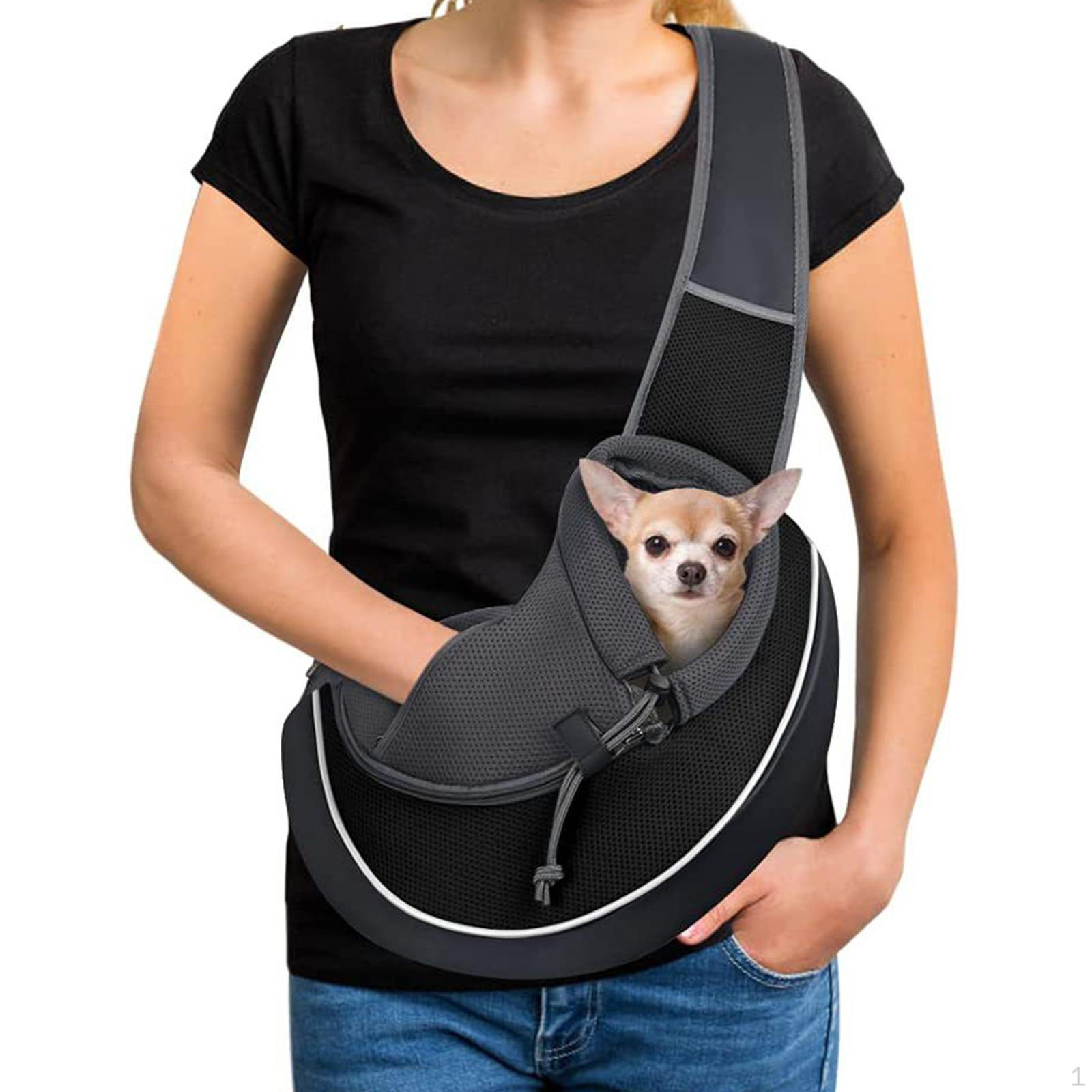 Сумка-переноска для собаки, регулируемая, hands-free, для кошек, черная S
Сумка-переноска для собаки, регулируемая, hands-free, для кошек, черная S