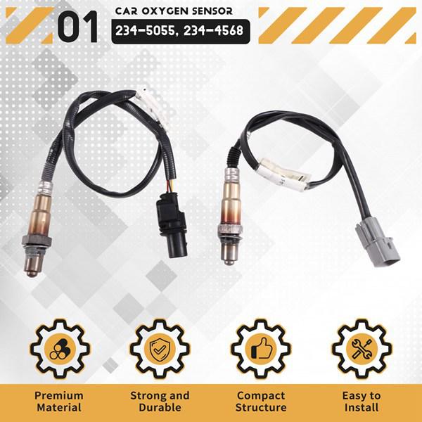 Oxygen Sensors Compatible with Units: 234-5055, 234-4568, 39210-2B210, 39210-2B220. None
Oxygen Sensors Compatible with Units: 234-5055, 234-4568, 39210-2B210, 39210-2B220. None