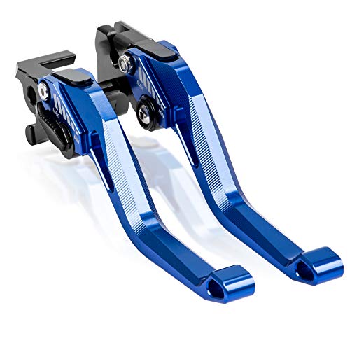 Brake Clutch Lever Set Long Type Aluminum 5D Texture 6 Levels Adjustable Compatible Models Yamaha MT-125/R125 2014-2017 (Blue)
Brake Clutch Lever Set Long Type Aluminum 5D Texture 6 Levels Adjustable Compatible Models Yamaha MT-125/R125 2014-2017 (Blue)