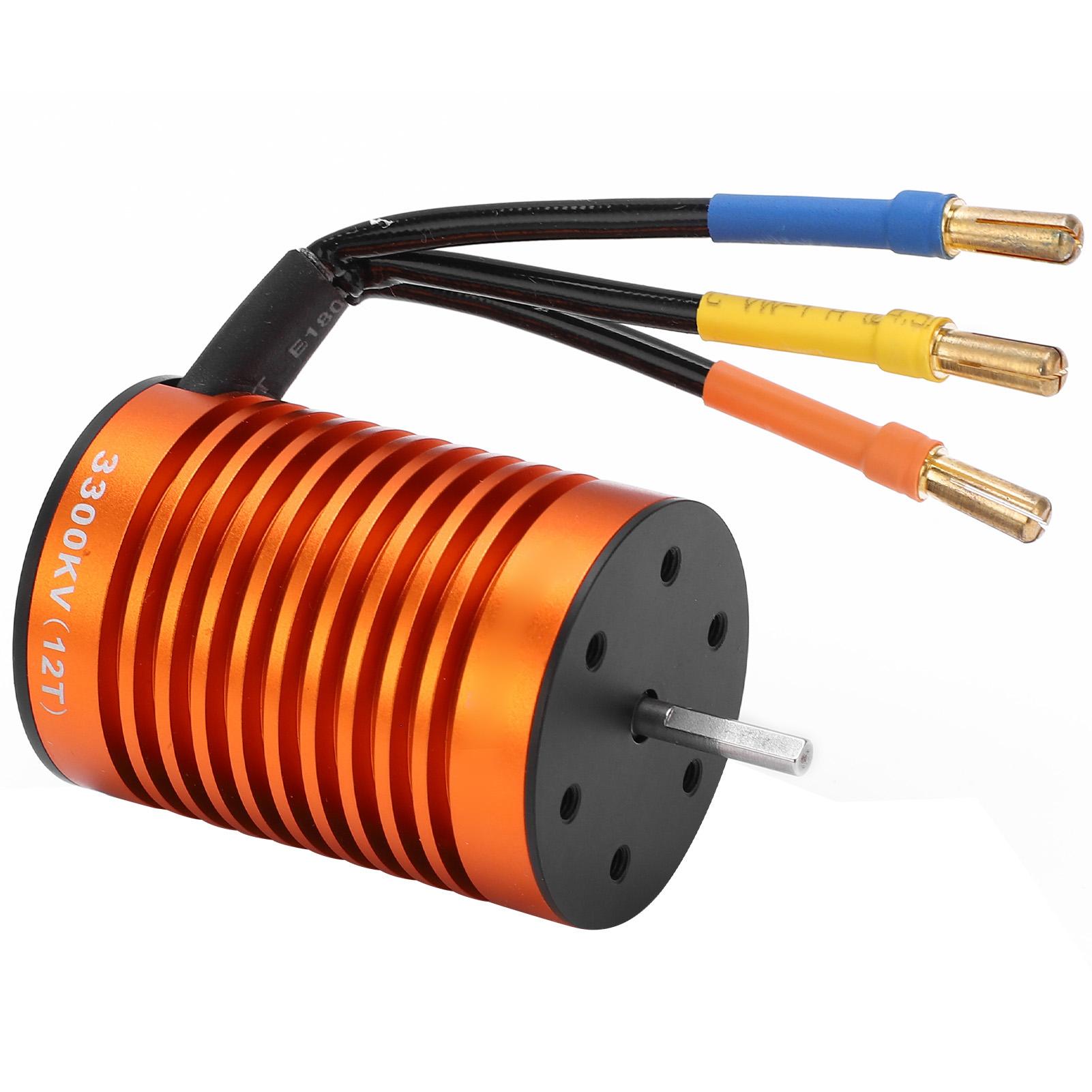 F540 Brushless Motor Aluminum Alloy Shell Waterproof Motor Fit for 1/10 RC Car 3300KV 820W
F540 Brushless Motor Aluminum Alloy Shell Waterproof Motor Fit for 1/10 RC Car 3300KV 820W