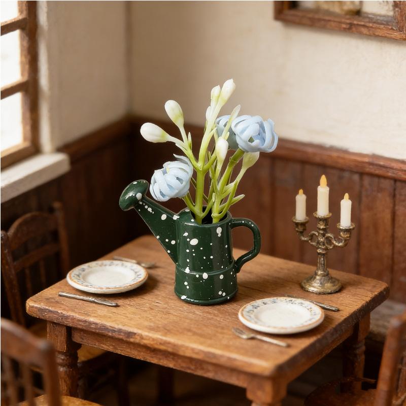 1Pcs 1:12 Retro Flower Arrangement Potted Plant Alloy Flower Vase Mini Green Pot Style Arrangement Home Decor Diy Accessories onesize
1Pcs 1:12 Retro Flower Arrangement Potted Plant Alloy Flower Vase Mini Green Pot Style Arrangement Home Decor Diy Accessories onesize